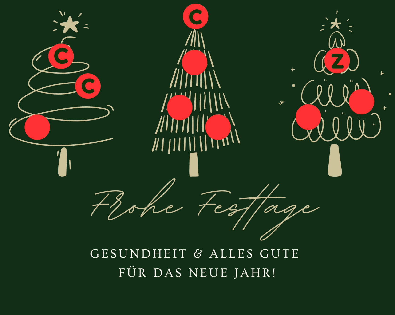 Green Minimalist Christmas Greeting Card2 1680x1340