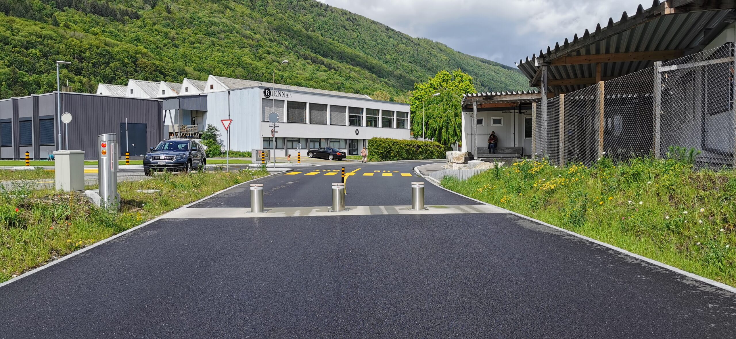 Zufahrtsregelung Automatische Poller Consel Group AG