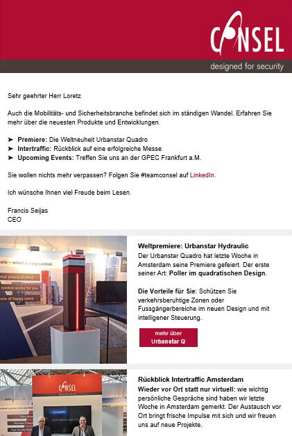 Newsletter Consel News