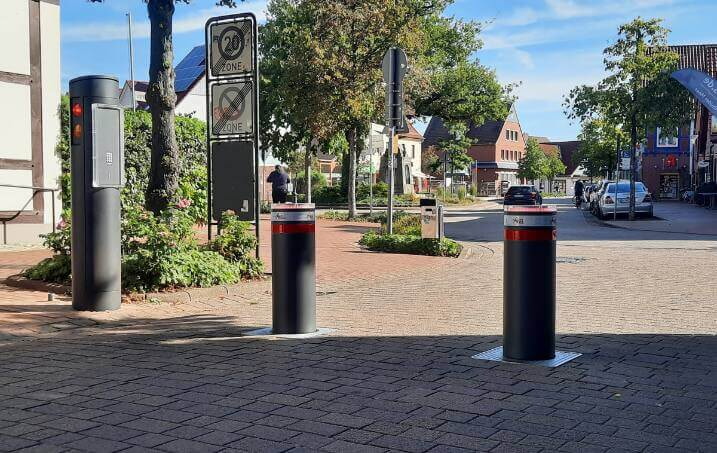 Polleranlage Verkehrsberuhigung Steinhude