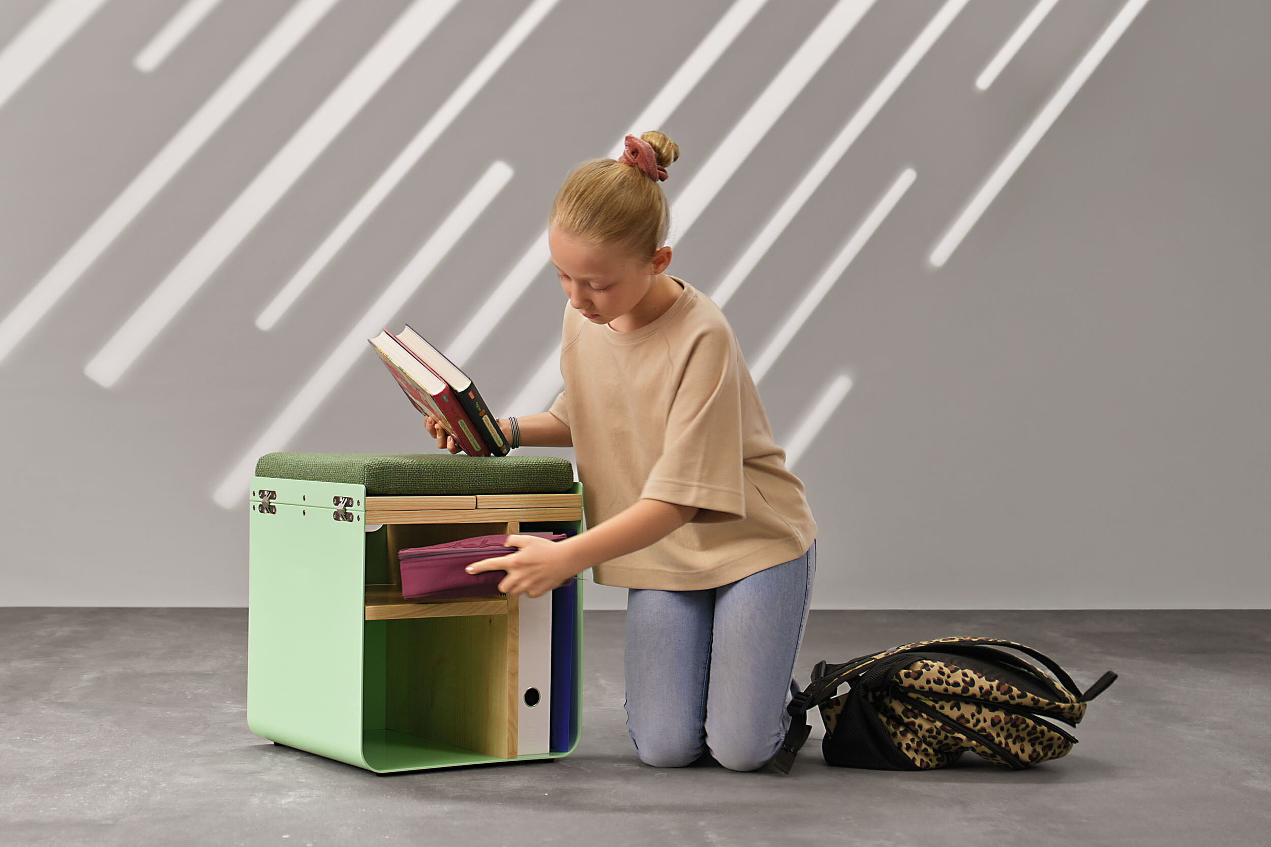 Hockbox Einraeumen