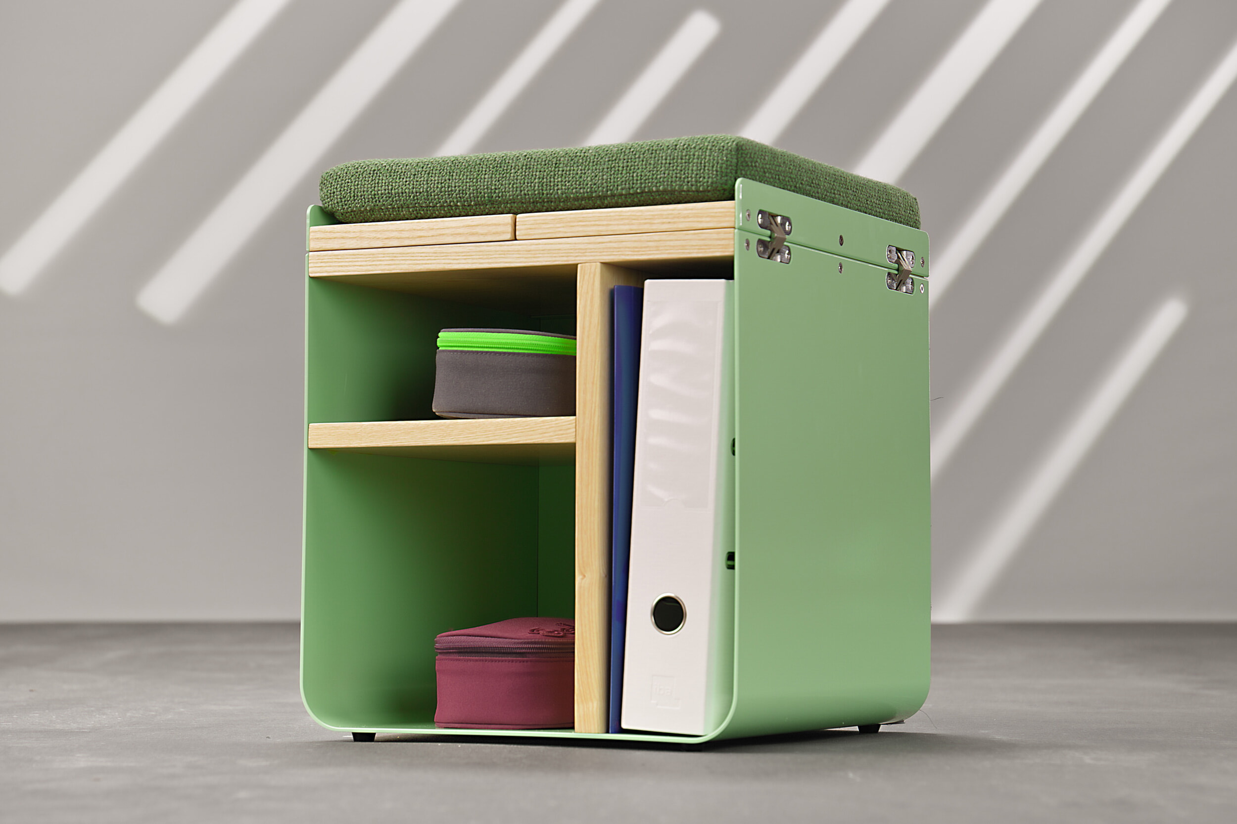 Hockbox Stauraum