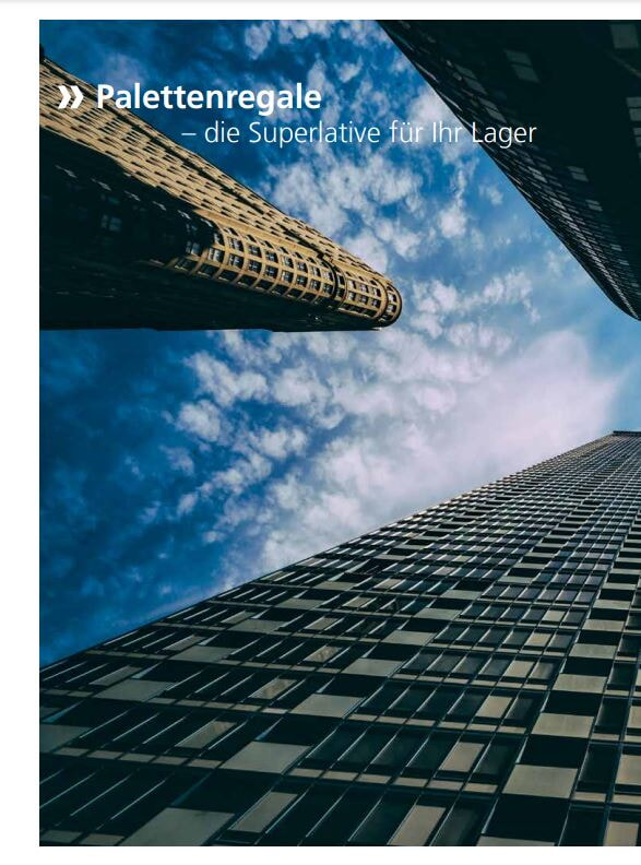 Bild Broschüre Palettenregale