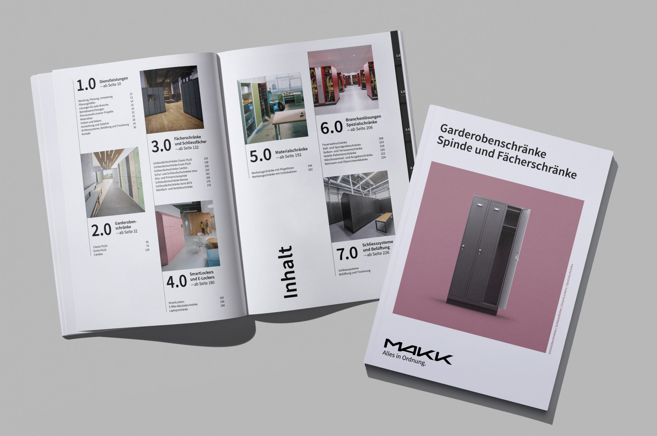 MAKK Kataloge Garderobenschraenke Mockup