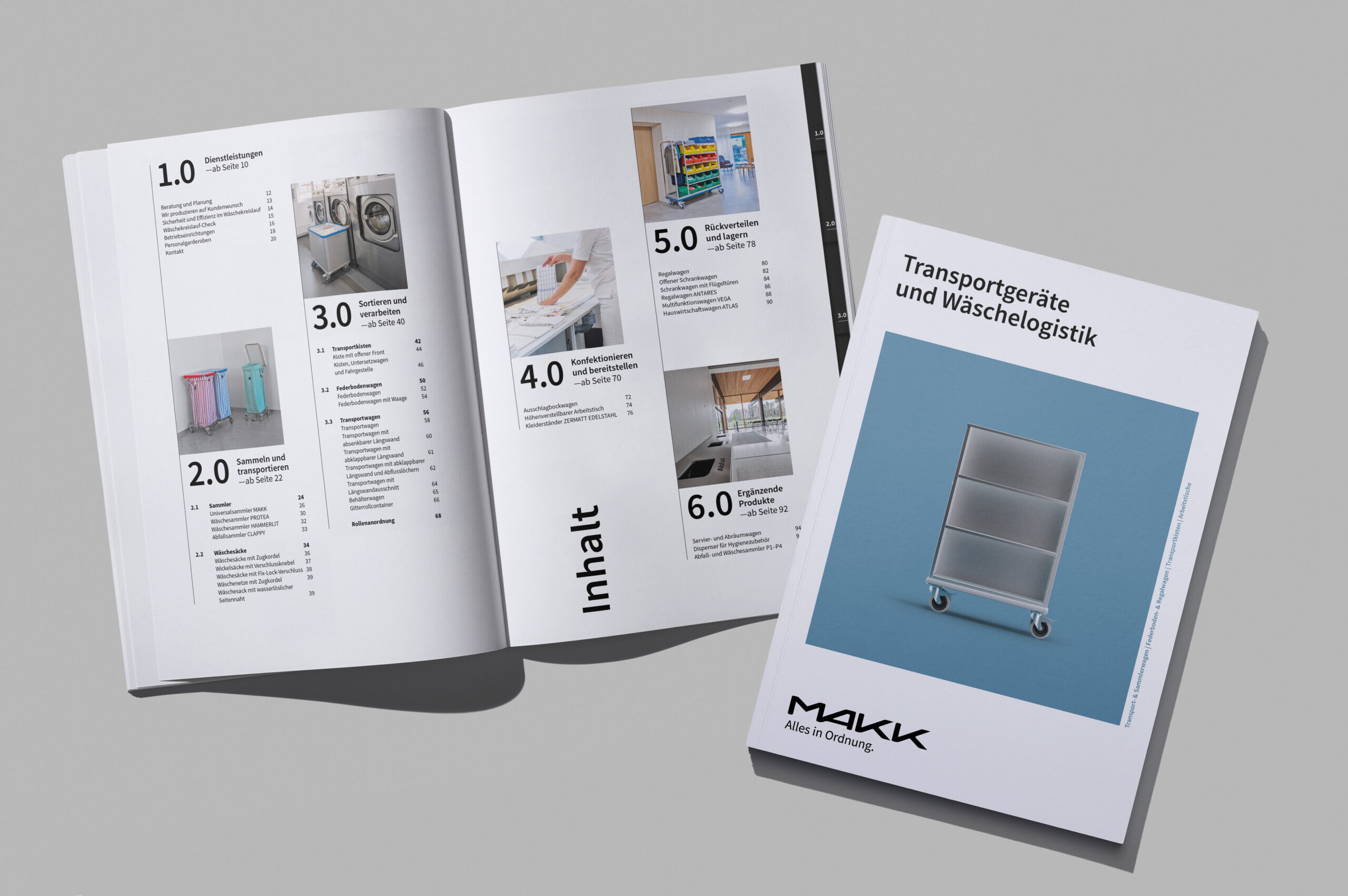 MAKK Kataloge Waeschelogistik Mockup