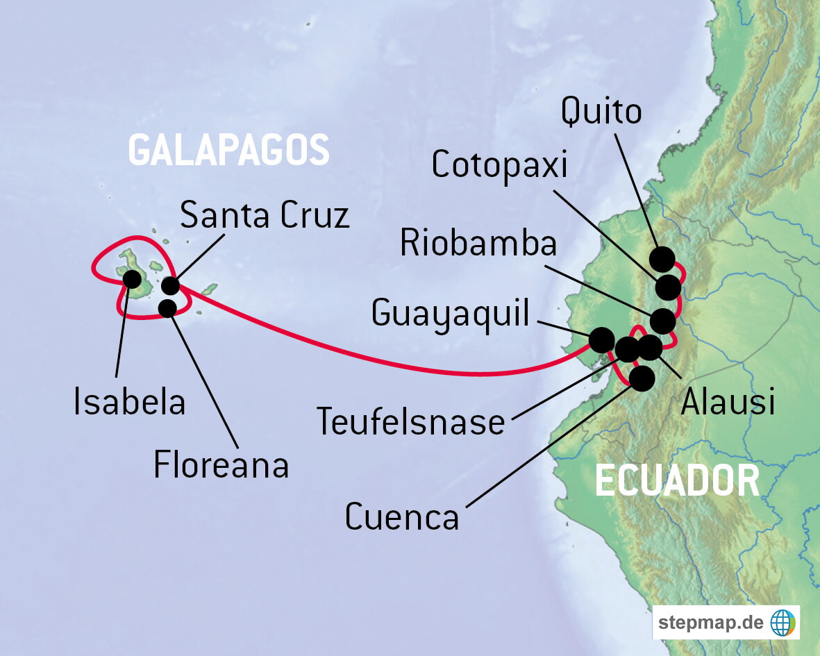 DE UIO Ecuador Galapagos