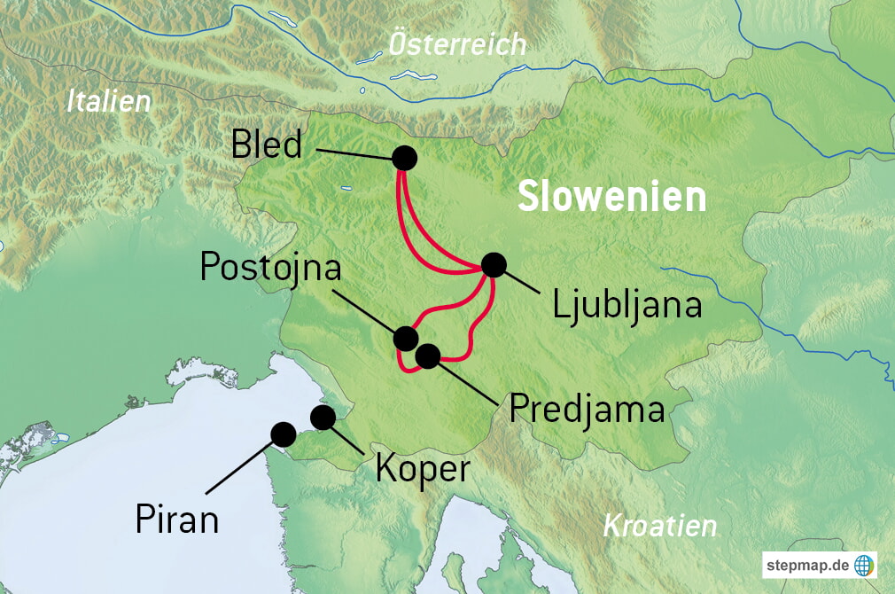 Slowenien25 NeuesRouting D (kommtErstImDezKatalog)