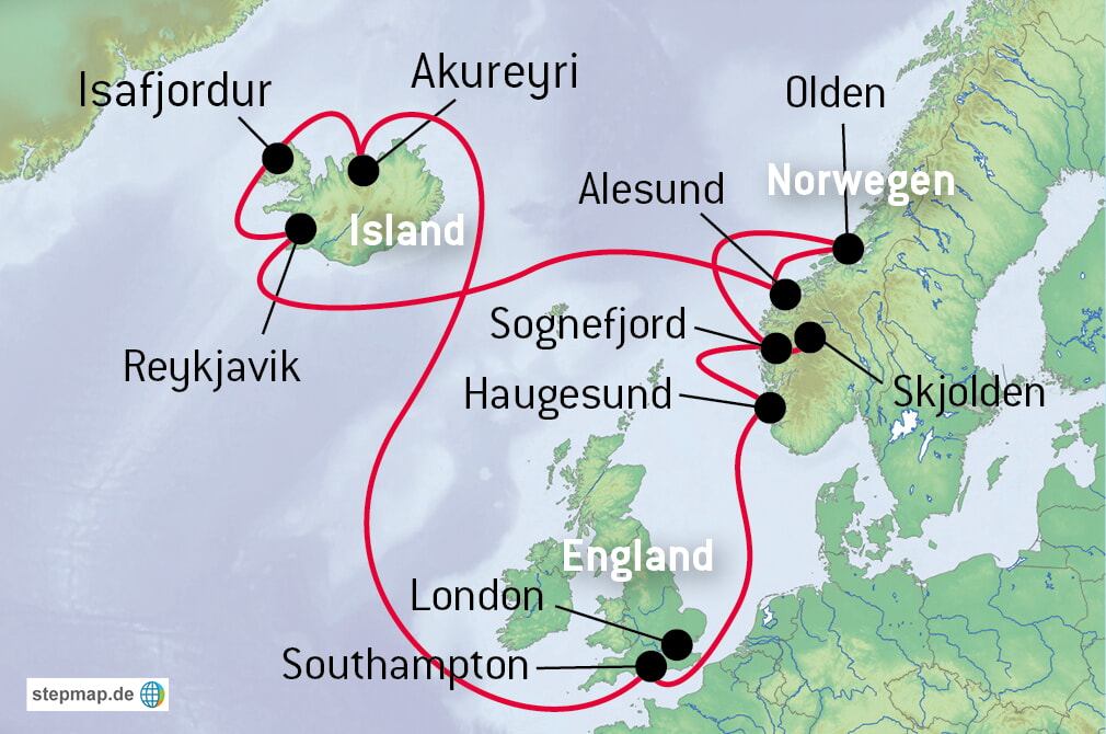 MajesticPrincess NorwegenIsland D