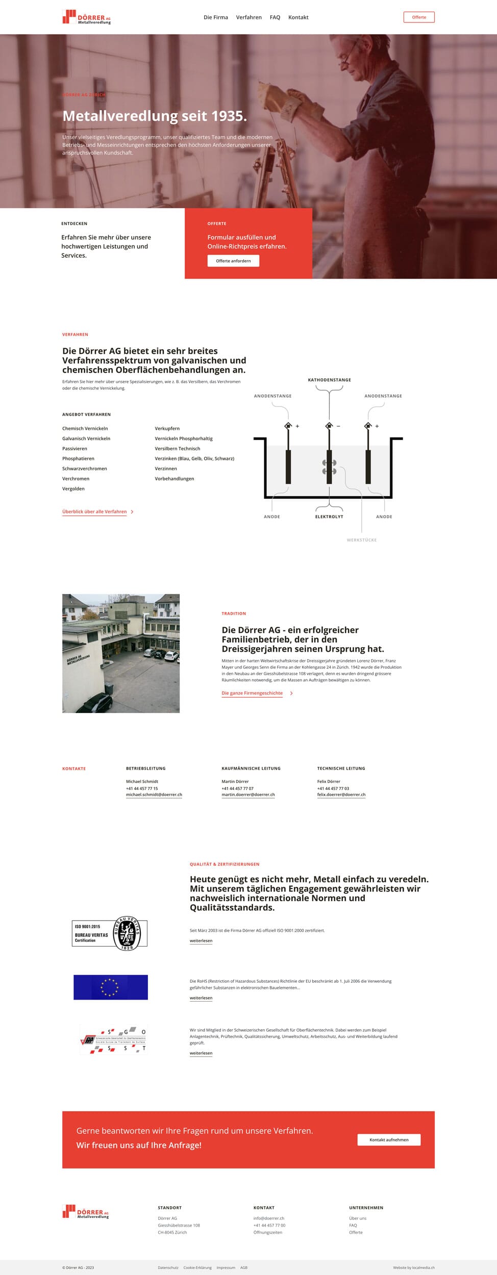 Webdesign Doerrer Zurich