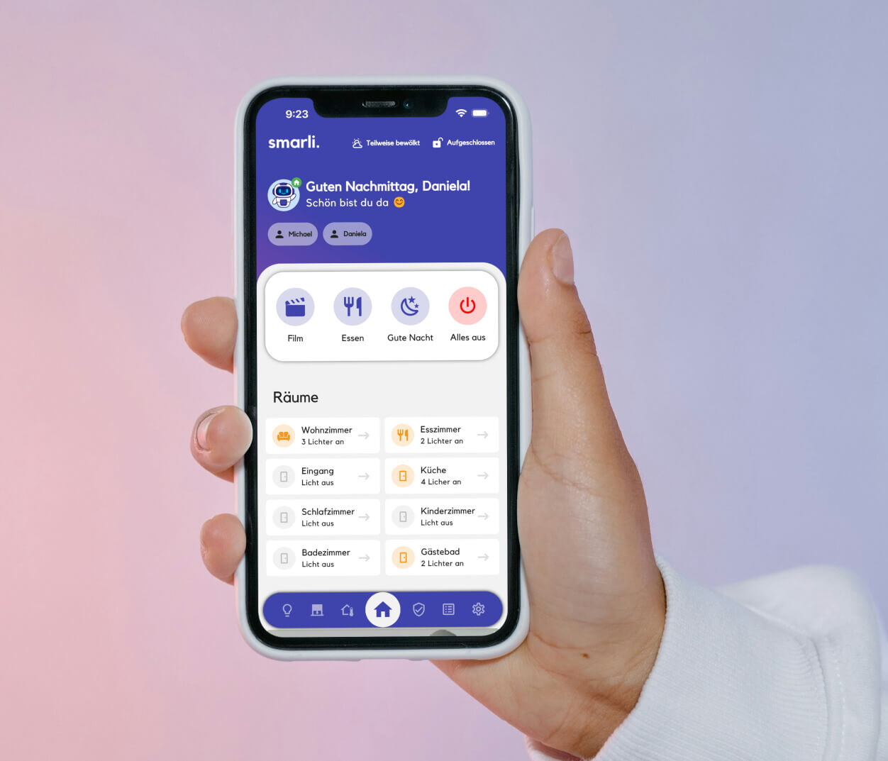 Die smarli. Smart Home App