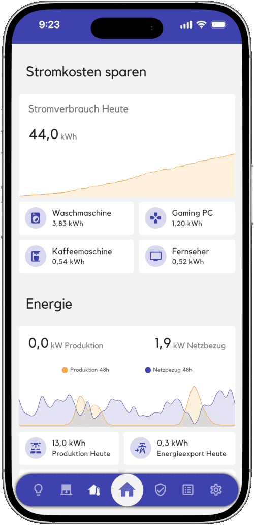 smarli. Smart Home App Stromkosten sparen